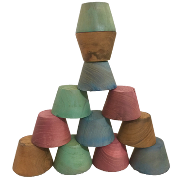 Papoose Toys Papoose Toys Earth Bowls 12pc