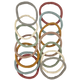 Papoose Toys Papoose Toys Earth Felt Rings 28pc
