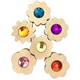 Papoose Toys Papoose Toys Gem Counting Flowers 6pc
