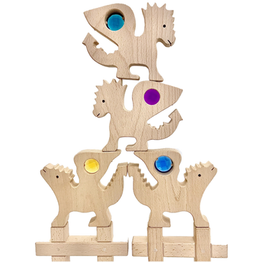 Papoose Toys Papoose Toys Gem Dragons 4pc