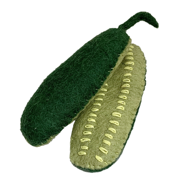 Papoose Toys Papoose Toys Half Cucumber Slices 4pc