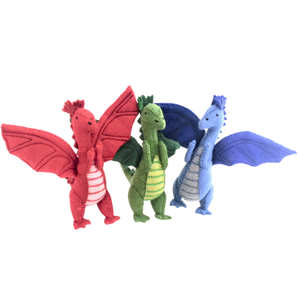 Papoose Toys Papoose Toys Large Dragons 3pc