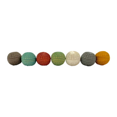 Papoose Toys Papoose Toys Mini Earth Acorn Balls 7pc