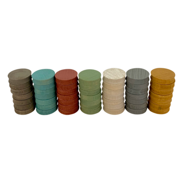 Papoose Toys Papoose Toys Mini Earth Concave 4cm 49pc