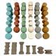 Papoose Toys Papoose Toys Mini Earth Spools 49pc