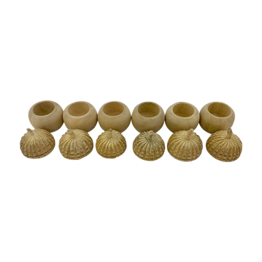 Papoose Toys Papoose Toys Mini Natural Acorn Pot 6pc