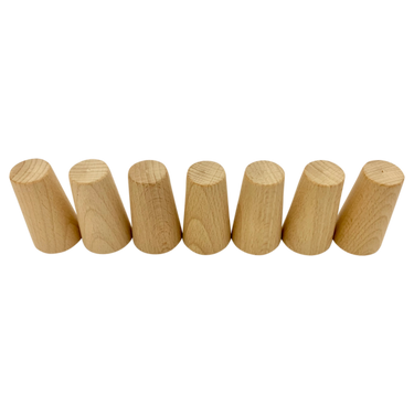 Papoose Toys Papoose Toys Mini Natural Cones 7pc