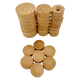 Papoose Toys Papoose Toys Mini Natural Rounds 28pc