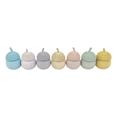Papoose Toys Papoose Toys Mini Pastel Acorn Pots 7pc