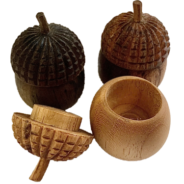 Papoose Toys Papoose Toys Mini WW Acorn Pots 6pc