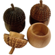 Papoose Toys Papoose Toys Mini WW Acorn Pots 6pc