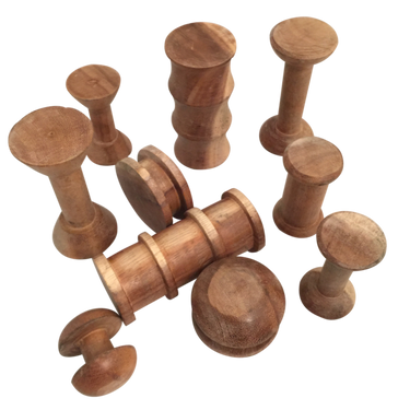 Papoose Toys Papoose Toys Mixed Shaped Spool Set 10