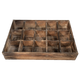 Papoose Toys Papoose Toys Natural Sorting Tray 15 divisions