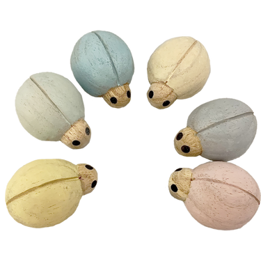 Papoose Toys Papoose Toys Pastel Ladybirds 6pc