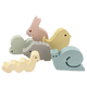 Papoose Toys Papoose Toys Pastel Wood Garden 6pc