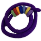 Papoose Toys Papoose Toys Purple Felt Rope and 7 Felt Doughnuts