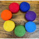 Papoose Toys Papoose Toys Rainbow 5cm Felt Balls 7pc