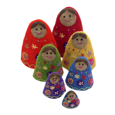 Papoose Toys Papoose Toys Rainbow Babushkas 7