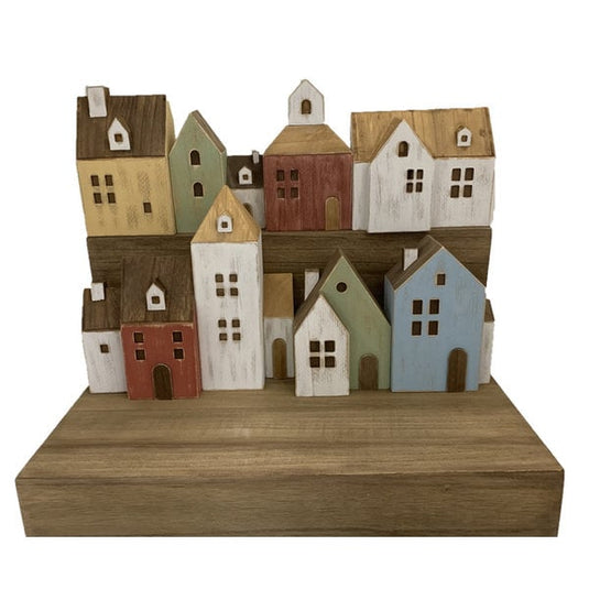 Papoose Toys Papoose Toys Town Houses 10pc