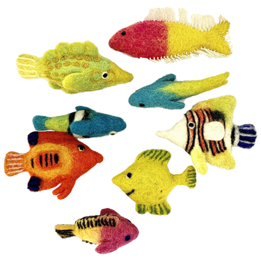 Papoose Toys Papoose Toys Tropical Fish 8pc