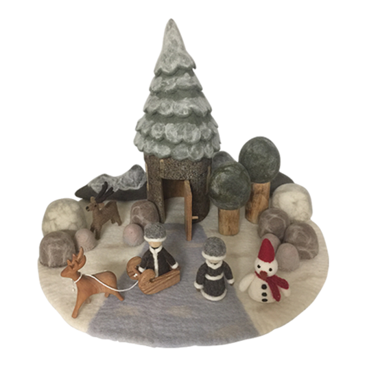 Papoose Toys Papoose Toys Winter Fairy Set 23 pieces