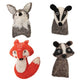 Papoose Toys Papoose Toys Woodland Finger Puppets 4pc