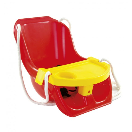 Load image into Gallery viewer, Paradiso toys Babyschommel met blad 2-in-1 Rood
