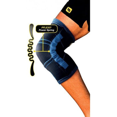 Pflexx Kniebandage Compression unisex blauw per set maat XS