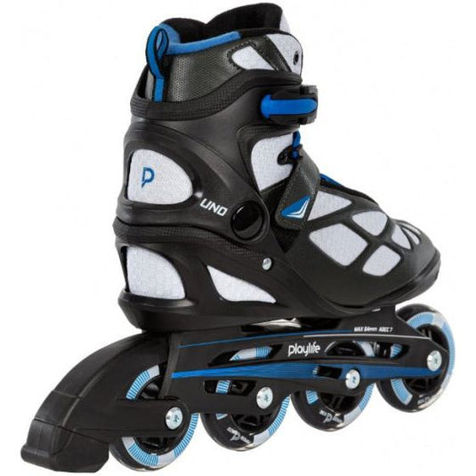 Playlife Inline skates Black 80 softboot 82A zwart maat 42