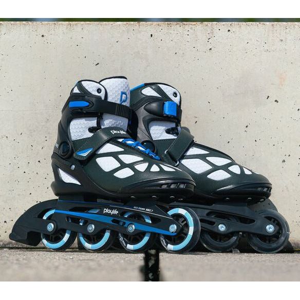 Load image into Gallery viewer, Playlife Inline skates Black 80 softboot 82A zwart maat 42
