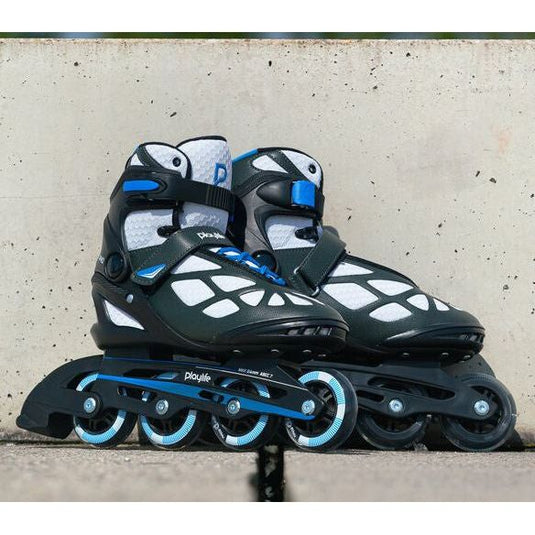 Playlife Inline skates Black 80 softboot 82A zwart maat 42