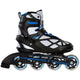 Playlife Inline skates Black 80 softboot 82A zwart maat 42