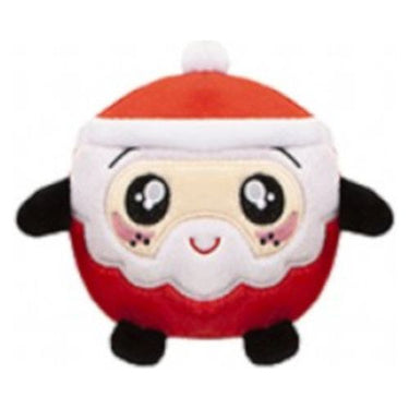Pms Squishimi Xmas knuffel junior pluche 9 cm rood zwart