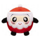 Pms Squishimi Xmas knuffel junior pluche 9 cm rood zwart