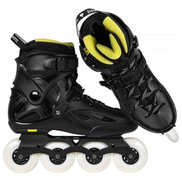 Load image into Gallery viewer, Powerslide Inline skates Imperial One 88A hardboot zwart mt 39 40
