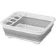 Proplus Afdruiprek opvouwbaar 31,5 x 36,5 x 13 cm grijs wit