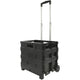 Proplus Bagagetrolley met inklapbare krat 40 liter 25 kg zwart