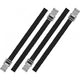 Proplus Bindriemen 18 x 400 mm polyester zwart 4 stuks