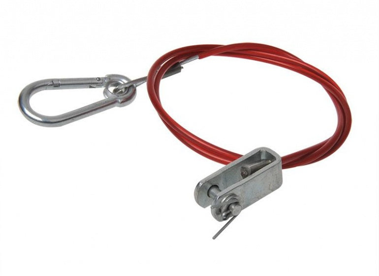 Load image into Gallery viewer, Proplus Breekkabel voor oplooprem 100 cm rood met gaffel
