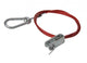 Proplus Breekkabel voor oplooprem 100 cm rood met gaffel