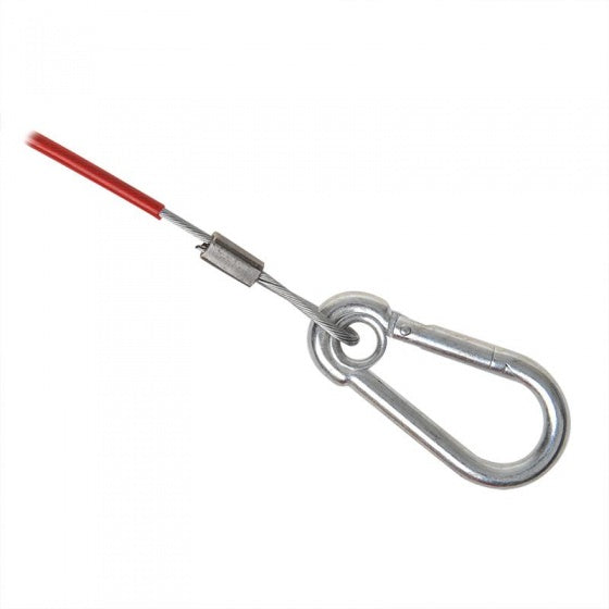 Load image into Gallery viewer, Proplus Breekkabel voor oplooprem 100 cm rood met gaffel
