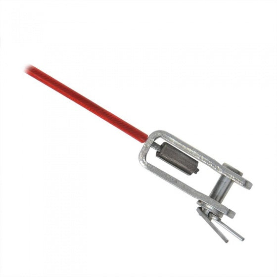 Load image into Gallery viewer, Proplus Breekkabel voor oplooprem 100 cm rood met gaffel
