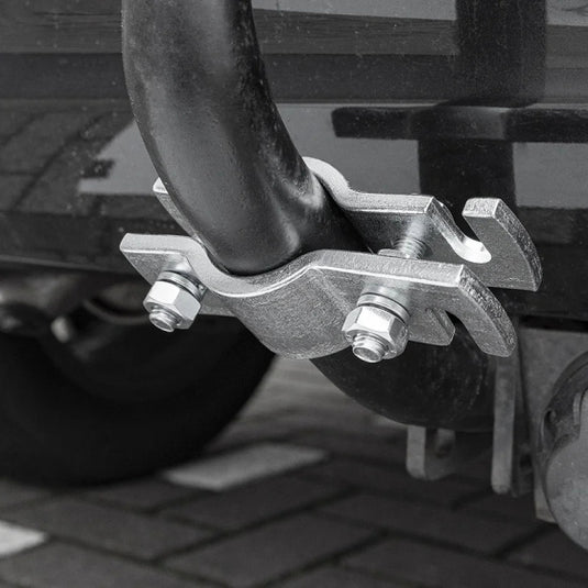 Proplus Hulpkoppeling met sleuf staal zilver
