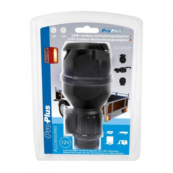 Load image into Gallery viewer, Proplus Led-verlichtingsadapter 12 Volt 13-13-polig 16 cm zwart
