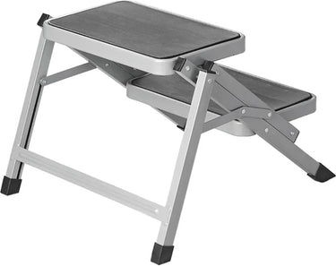 Proplus Opstapje vouwbaar 2 treden 59,5 x 49 x 39 cm grijs