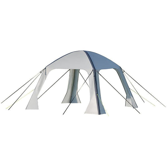Proplus Partytent opblaasbaar 365 x 365 cm lichtgrijs