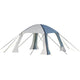Proplus Partytent opblaasbaar 365 x 365 cm lichtgrijs