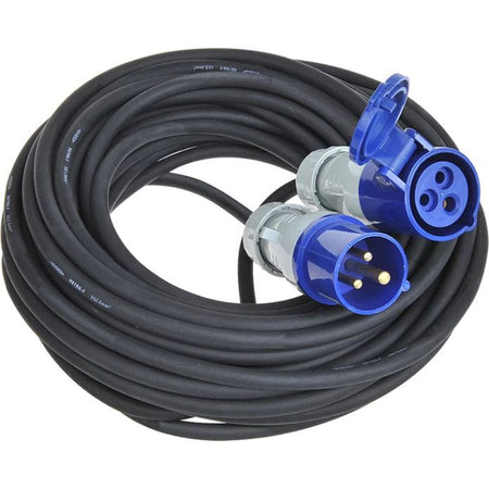 Proplus Verlengkabel CEE 20 meter 3x2,5mm² zwart blauw