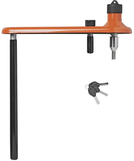 Load image into Gallery viewer, Fullstop Nemesis Plus wielklem SCM voor camper oranje
