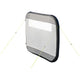 Proplus Windscherm opblaasbaar 160 x 140 cm lichtgrijs zwart